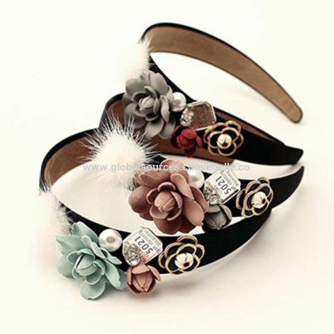 China Exquisite Fashionable Retro Style Wide Headbands With