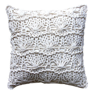 hand knitted cushion covers