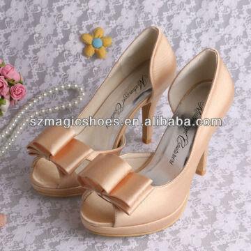 ladies champagne shoes