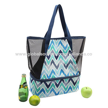 beach tote with cooler