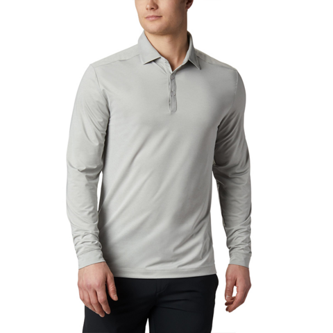 polyester long sleeve polo