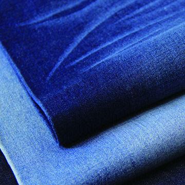 dark blue denim fabric