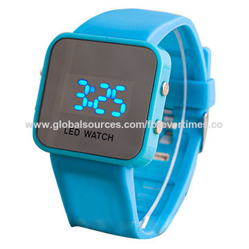 silicone led watch