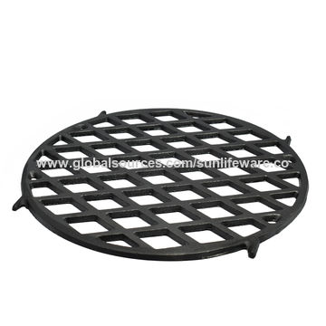 Four Noses Round Cast Iron Grill Grid, 22 Round Cast Iron Grill Grates