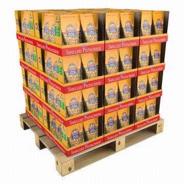 Cardboard tom tom pallet display for sams club with SGS and RoHS Marks ...