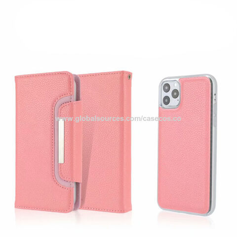 China Pu Leather Wallet Case For Iphone 12 Pro Max 2 In 1 Design
