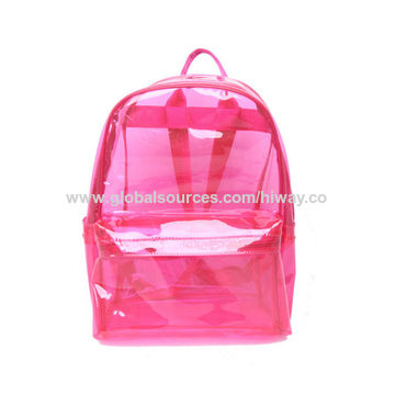 plastic waterproof backpack