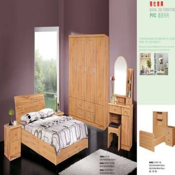 Wooden Bedroom Set Bed Wardrobe Dresser Night Table Wooden Bedroom Set Bed Wardrobe Dresser Night Table
