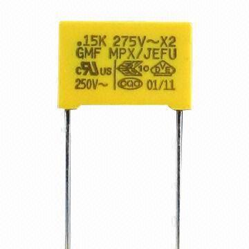 UL 60384-14/UL310VAC X2 Capacitor with MPX Type and Polypropylene Film ...