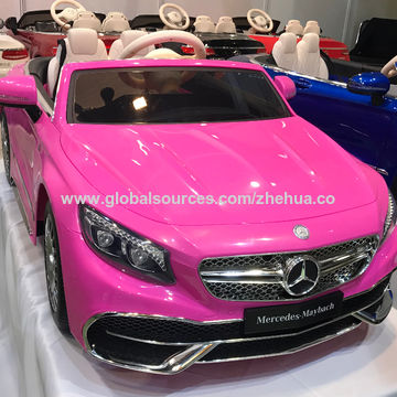 pink mercedes toy car