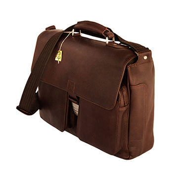 antler briefcase leather