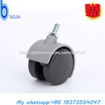 Furniture Caster Type Twin Wheels Threaded Stem 2 Small China Furniture Caster Type Twin Wheels Threaded Stem 2 Small