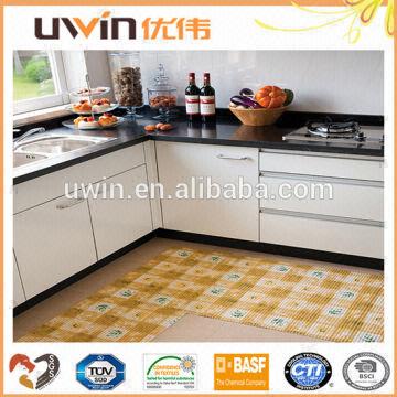 Plastic Carpet Washable Floor Mat Easy Care Foam Pvc Kitchen Floor