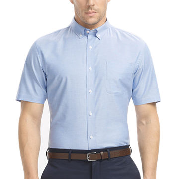 mens short sleeve button down collar dress shirts