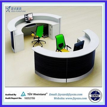 Half Round Reception Desk With 70mm, Half Round Desk Furniture