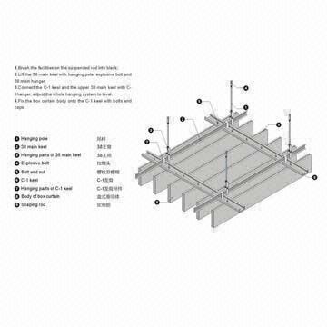 Metal Suspended Ceiling Tiles Buildings And Decorative