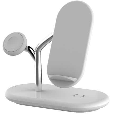 China QI, MFi certificó 15W la salida de la radio +5W iWatch+10W  wireless+24W USB-C, 4 en 1 muelle de carga de Apple encendido Global  Sources,cargador inalámbrico,cargador para el iphone,cargador del iwatch