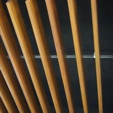 Metal Windproof Baffle Ceiling Made Of Aluminum Customized