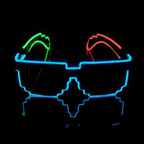 color led glasses