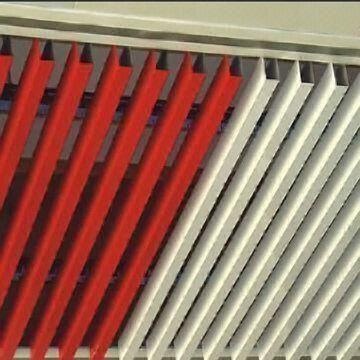Metal Windproof Baffle Ceiling With Heat Insulation Made Of