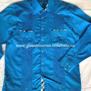 guayabera long sleeve shirt