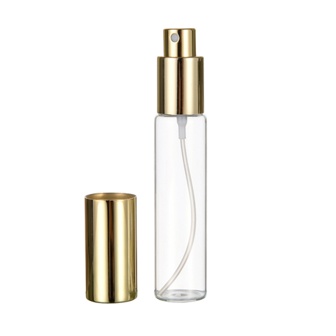 China 30ml Refillable glass perfume bottle with gold or sliver cap ...