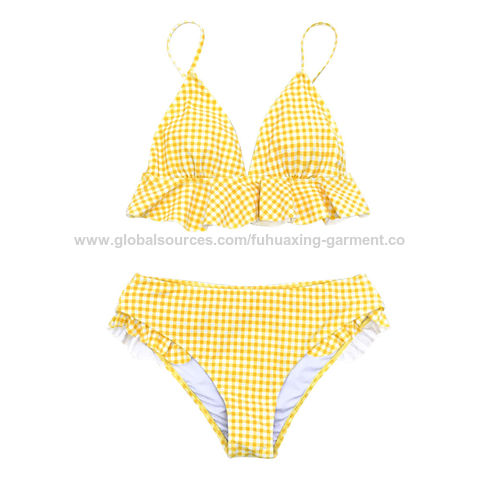 China Bikini Set Wholesale Mature Women Lattice Triangle Swimwear On Global Sources Wholesale Swimwear Women Triangle Swimwear Triangle Swimwear