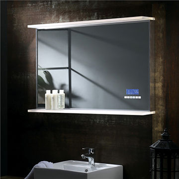 Smart Touch Sensor Switch Led Wall Mounted Fogless Shower Mirror Led Wall Mounted Fogless Shower Mirror
