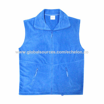 Clothe Co Mens Polar Fleece Vest with Pockets