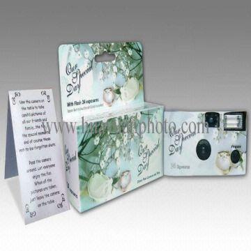 35mm Manual Film Disposable Wedding Party Camera With Flash