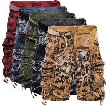 mens calf length cargo shorts