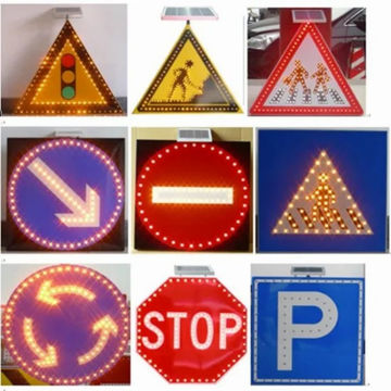 China Custom Outdoor Signs Flashing Led Warning Triangle Solar Led Speed  Limit Traffic Sign Signs on Global Sources,Flashing Led Warning Triangle, Solar Led Speed Limit Signs,Custom Led Traffic Sign