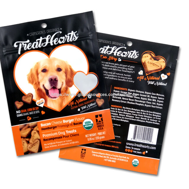 resealable dog treat bags