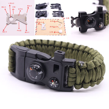 paracord survival bracelet clasp