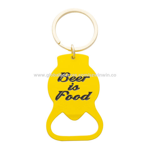 custom bottle opener keychain