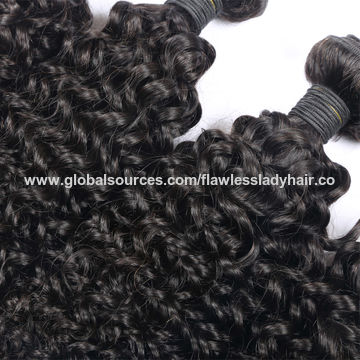 China Curly Hair Weave From Weifang Wholesaler Flawlesslady Hair