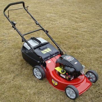 toy lawn mower with grass box