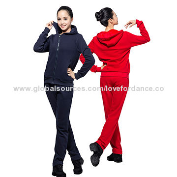 polyester tracksuit womens