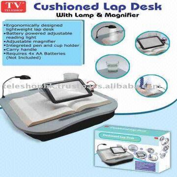 Cushion Lap Desk With Lamp And Magnifier Global Sources