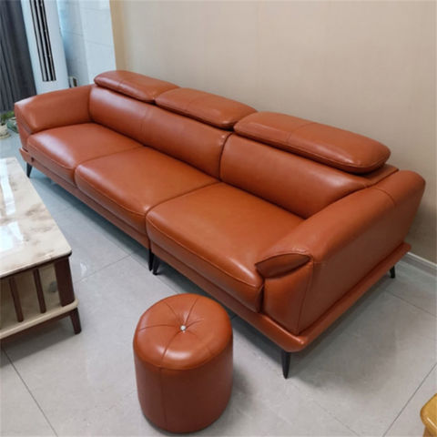 Real Genuine Leather Sofa, Pure Leather Sofa Sets