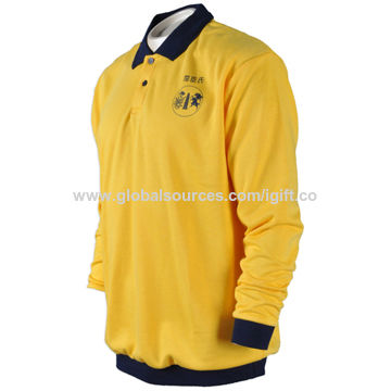 mens long sleeve polo shirts sale