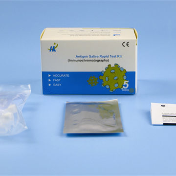China Huaree one step AG saliva antigen diagnostic rapid test cassette ...
