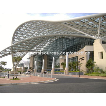 Cover Al Building Exquisite Surface Steel Structure Exhibition Hall Coverall Building ...