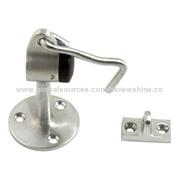 Heavy Duty Commercial Grade Floor Door Stop With Hook For High