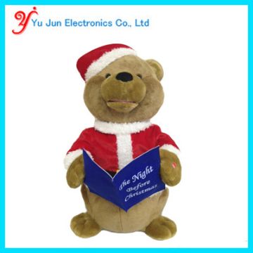 talking christmas bear