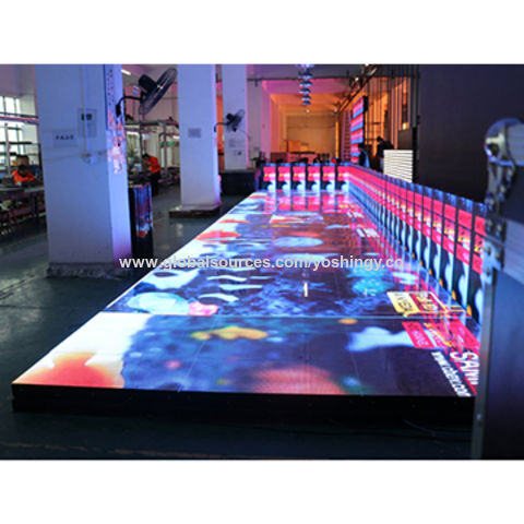 China Indoor And Outdoor Floor Led Wall Screen P1 2 To P6 On Global Sources - Wall 2 Flooring