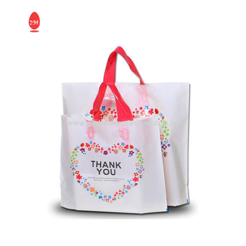 Custom plastic best sale gift bags