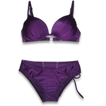 purple bikini set