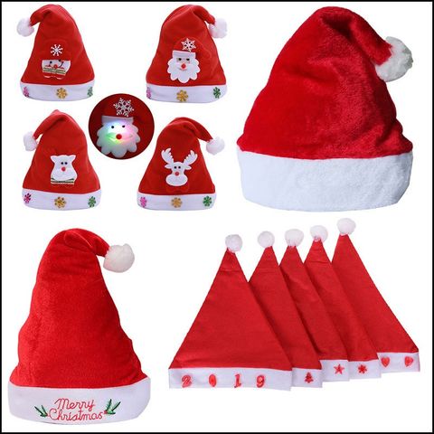 5 pcs christmas cute santa hats christmas party// costume decoration