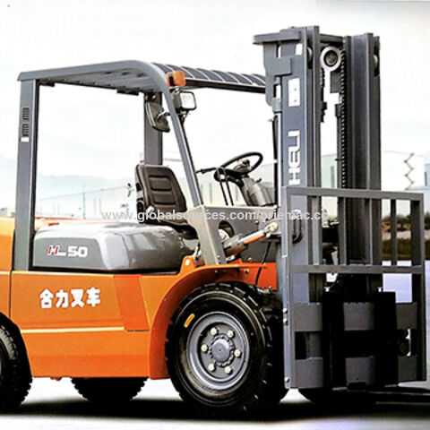China5 Ton Diesel Forklift Truck For Heli Cpcd50 With Bale Clamp On Global Sources